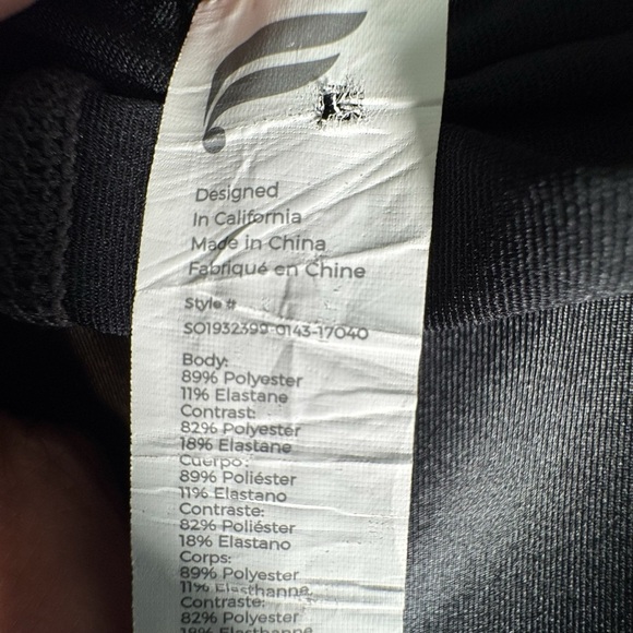 Fabletics Olesia Shine Shorts M Stretch Pink Black Snakeskin Animal Print Gym - Picture 3 of 10